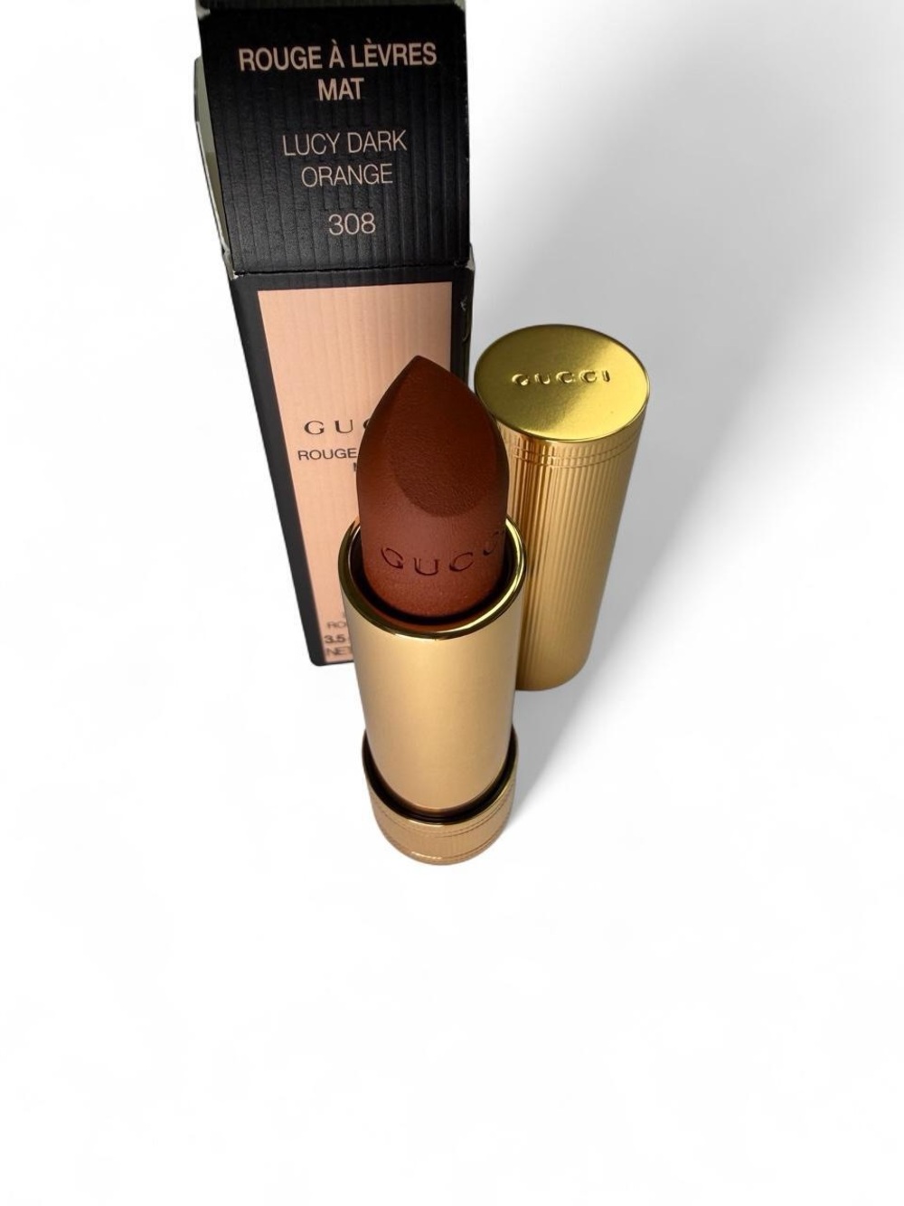 Gucci lipstick Matte lip - Lucy dark orange 308- NIB